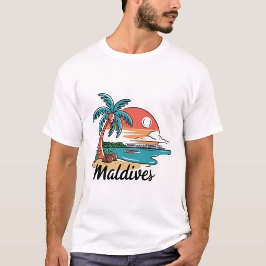 Malediven T-shirt (Voorkant)