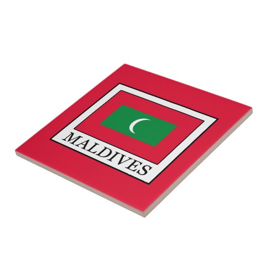 Malediven Tegeltje (Zijkant)
