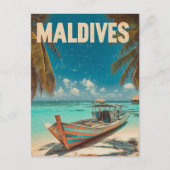 Malediven  Tropisch strand - Ocean Travel Briefkaart (Voorkant)