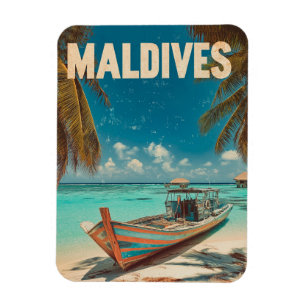 Malediven Tropisch strand - Ocean Travel Magneet
