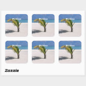 Malediven Vierkante Sticker (Vel)