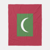 Malediven vlag fleece deken (Voorkant)