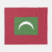 Malediven vlag fleece deken (Voorkant (Horizontaal))