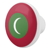 Malediven vlag keramische knop (Rechts)