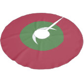Malediven vlag kerstboom rok (Gekanteld)