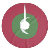 Malediven vlag kerstboom rok (Voorkant)