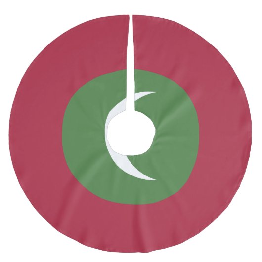 Malediven vlag kerstboom rok (Voorkant)