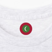 Malediven vlag labels (Aangebracht)