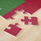 Malediven vlag legpuzzel (Zijkant)