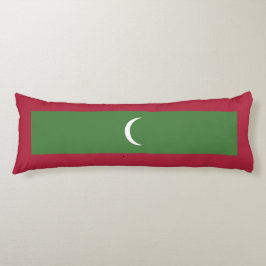 Malediven vlag lichaamskussen