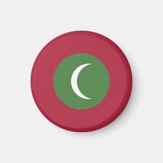 Malediven vlag magneet (Voorkant)