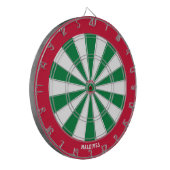 Malediven Vlag Patriot's Bullseye Dartbord (Voorkant Links)