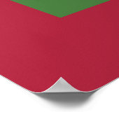 Malediven vlag poster (Hoek)