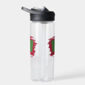 Malediven vlag waterfles (Rechts)