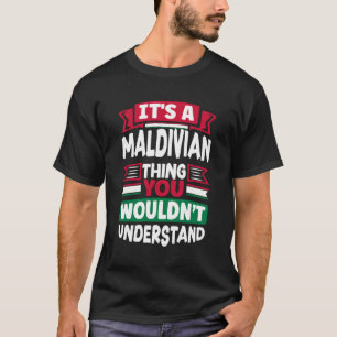 Maledivisch Maledivisch Vlag Maledivisch Vlag Male T-shirt
