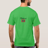 Maledivische vlag, vlag van de Malediven T-shirt (Achterkant)