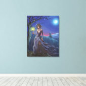 Maleficent Art Canvas Slapen Beauty Art Schurk (Insitu (Houten vloer))