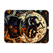 Maleficent Jack O'lantern Flexibele magneet (Horizontaal)