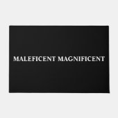 MALEFICIËNT MAGNIFICANT DEURMAT (Voorkant)