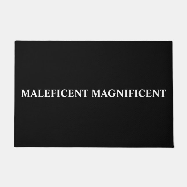 MALEFICIËNT MAGNIFICANT DEURMAT (Voorkant)