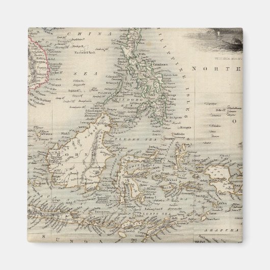 Maleis Archipel of Oost-India Magneet (Voorkant)