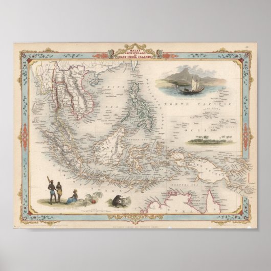 Maleis Archipel of Oost-India Poster (Voorkant)