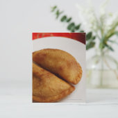 Maleise curry puffs briefkaart (Staand voorkant)