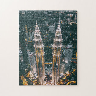 Maleisië Asia Modern Architecture Skyscrapers Legpuzzel