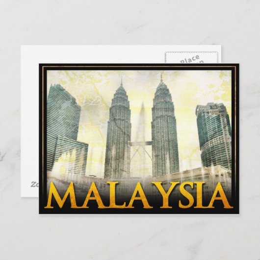 Maleisië Briefkaart (Voorkant / Achterkant)