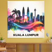 maleisië canvas afdruk (Insitu (Woonkamer))