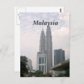 Maleisië Cityscape Briefkaart (Voorkant / Achterkant)