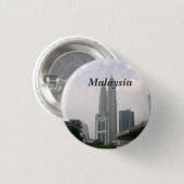 Maleisië Cityscape Ronde Button 3,2 Cm (Voorkant /achterkant)