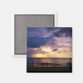 Maleisië Coast Sunset Magneet (Voorkant / Achterkant)