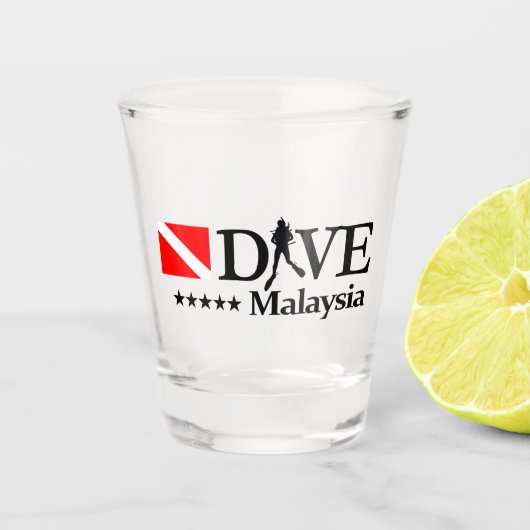 Maleisië DV4 Shot Glas (Voorkant)
