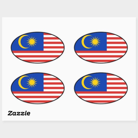 Maleisië euro Sticker (Vel)