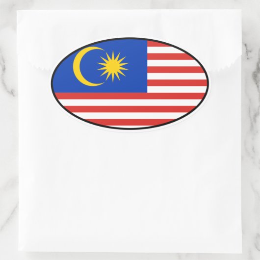 Maleisië euro Sticker (Tas)