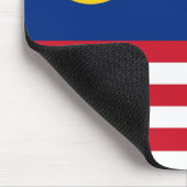 Maleisië Flag Mousepad Muismat (Hoek)