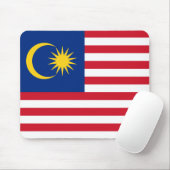 Maleisië Flag Mousepad Muismat (Met muis)