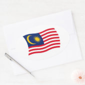 Maleisië Flag Sticker (Envelop)