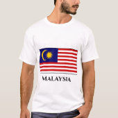 Maleisië Flag T-Shirt (Voorkant)