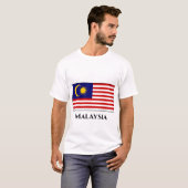 Maleisië Flag T-Shirt (Voorkant volledig)