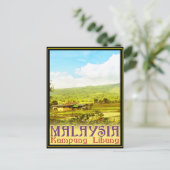 Maleisië - Kampung Libang (Libang Village) Briefkaart (Staand voorkant)