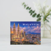 Maleisië KLCC-Briefkaart Briefkaart (Staand voorkant)