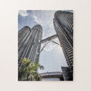Maleisië kuala Lumpa Petronas Towers. Legpuzzel