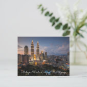 Maleisië Kuala Lumpur City Cityscape Briefkaarten (Staand voorkant)