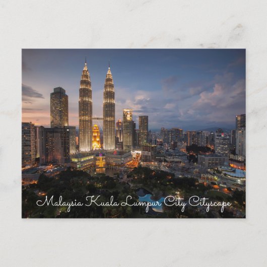 Maleisië Kuala Lumpur City Cityscape Briefkaarten (Voorkant)