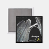 Maleisië, Kuala Lumpur (Magnet) Magneet (Voorkant / Achterkant)