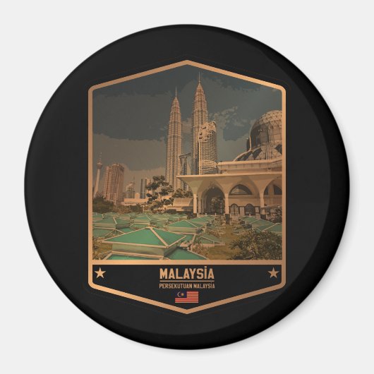 Maleisië Magneet (Voorkant)