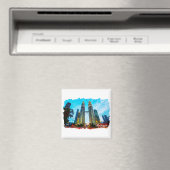 Maleisië Petronas Tower Skyline Magneet (Insitu (Vaatwasser))