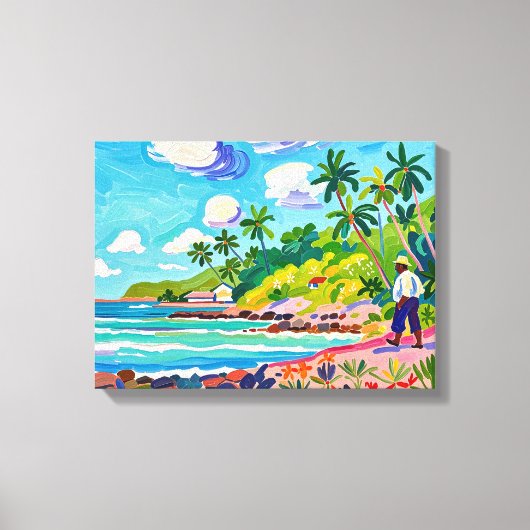 Maleisië - Premium Wrapped Canvas (Voorkant)